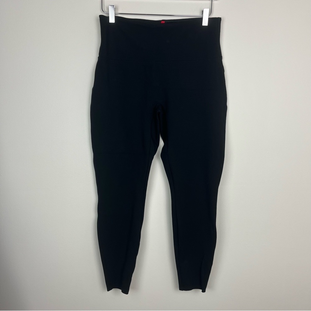 SPANX Slimming Ponte Ankle Leggings Classic Black Large